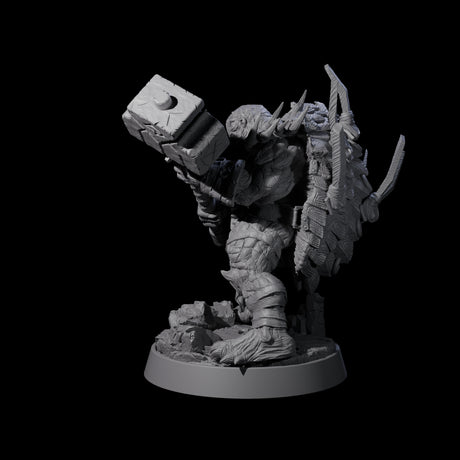Warlike Tortle G Miniature for Dungeons and Dragons, Pathfinder or other TTRPGs