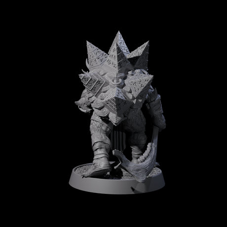 Warlike Tortle H Miniature for Dungeons and Dragons, Pathfinder or other TTRPGs