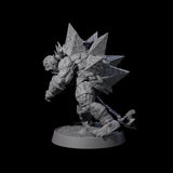 Warlike Tortle H Miniature for Dungeons and Dragons, Pathfinder or other TTRPGs