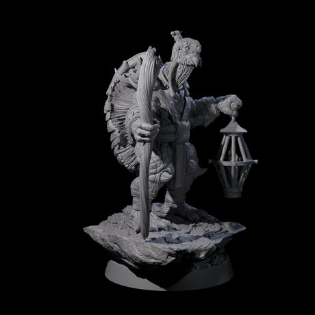 Warlike Tortle I Miniature for Dungeons and Dragons, Pathfinder or other TTRPGs