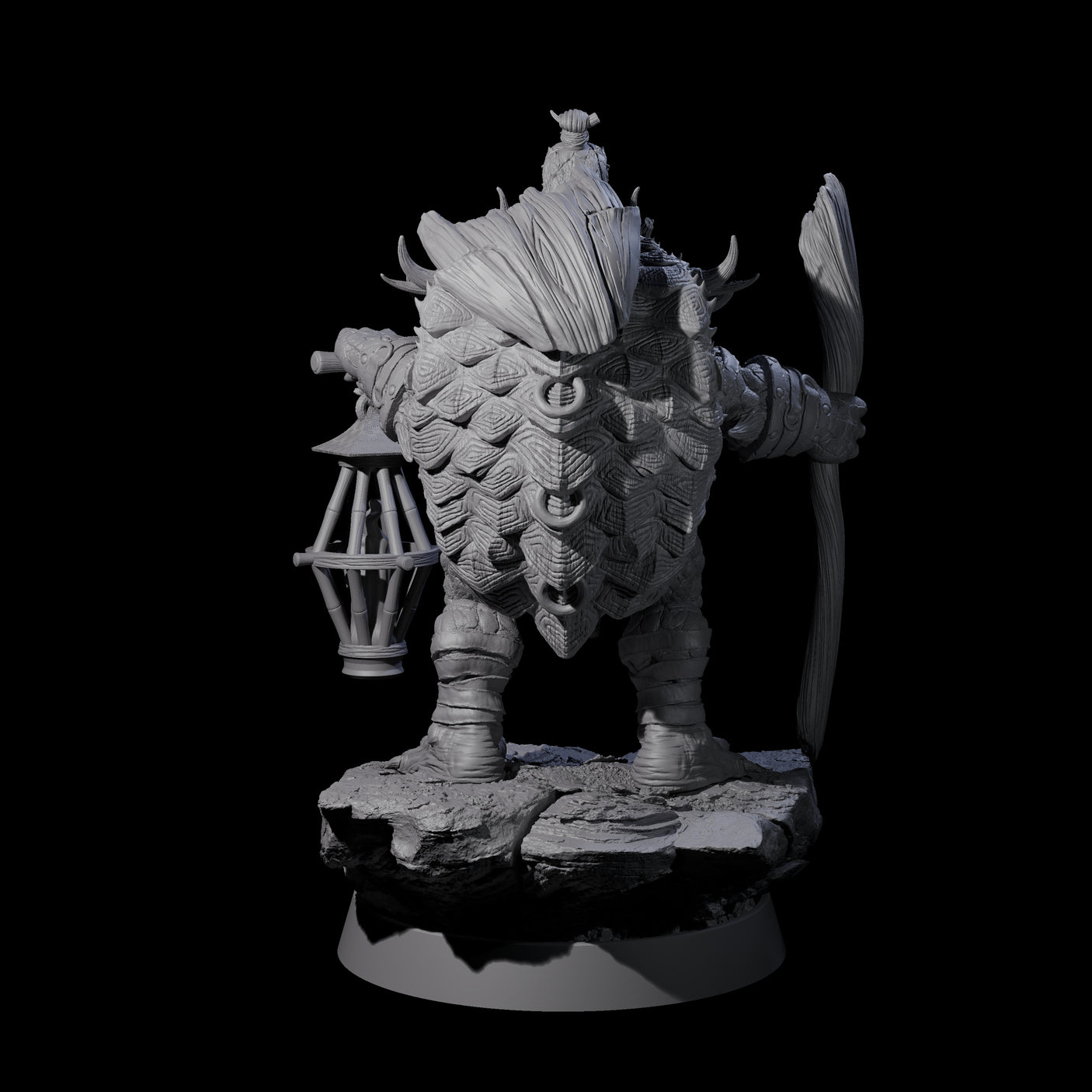 Warlike Tortle I Miniature for Dungeons and Dragons, Pathfinder or other TTRPGs