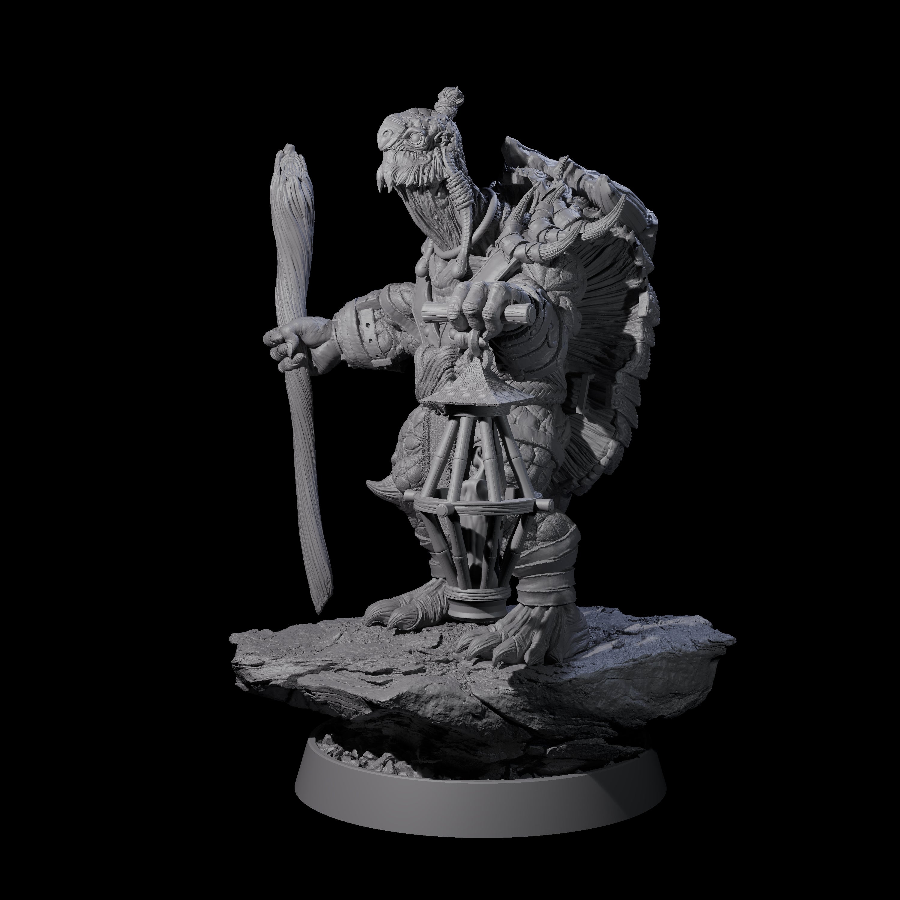 Warlike Tortle I Miniature for Dungeons and Dragons, Pathfinder or other TTRPGs