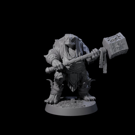 Warlike Tortle J Miniature for Dungeons and Dragons, Pathfinder or other TTRPGs