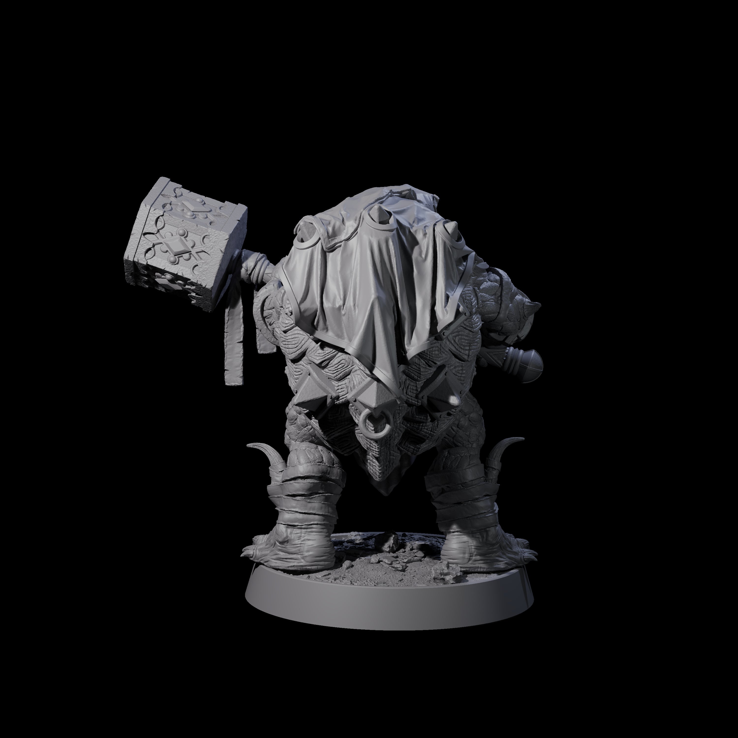 Warlike Tortle J Miniature for Dungeons and Dragons, Pathfinder or other TTRPGs
