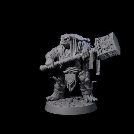 Warlike Tortle J Miniature for Dungeons and Dragons, Pathfinder or other TTRPGs