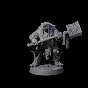 Warlike Tortle J Miniature for Dungeons and Dragons, Pathfinder or other TTRPGs