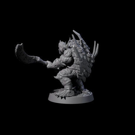 Warlike Tortle K Miniature for Dungeons and Dragons, Pathfinder or other TTRPGs