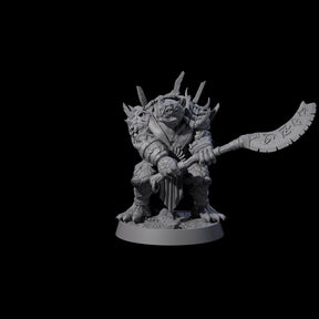 Warlike Tortle K Miniature for Dungeons and Dragons, Pathfinder or other TTRPGs