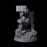 Warlike Tortle L Miniature for Dungeons and Dragons, Pathfinder or other TTRPGs