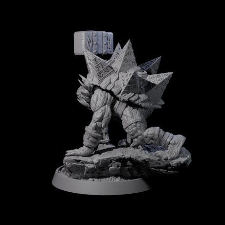 Warlike Tortle L Miniature for Dungeons and Dragons, Pathfinder or other TTRPGs