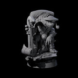 Warlike Tortle M Miniature for Dungeons and Dragons, Pathfinder or other TTRPGs
