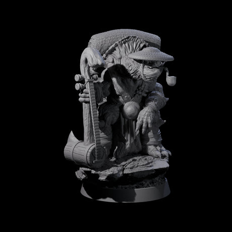 Warlike Tortle M Miniature for Dungeons and Dragons, Pathfinder or other TTRPGs