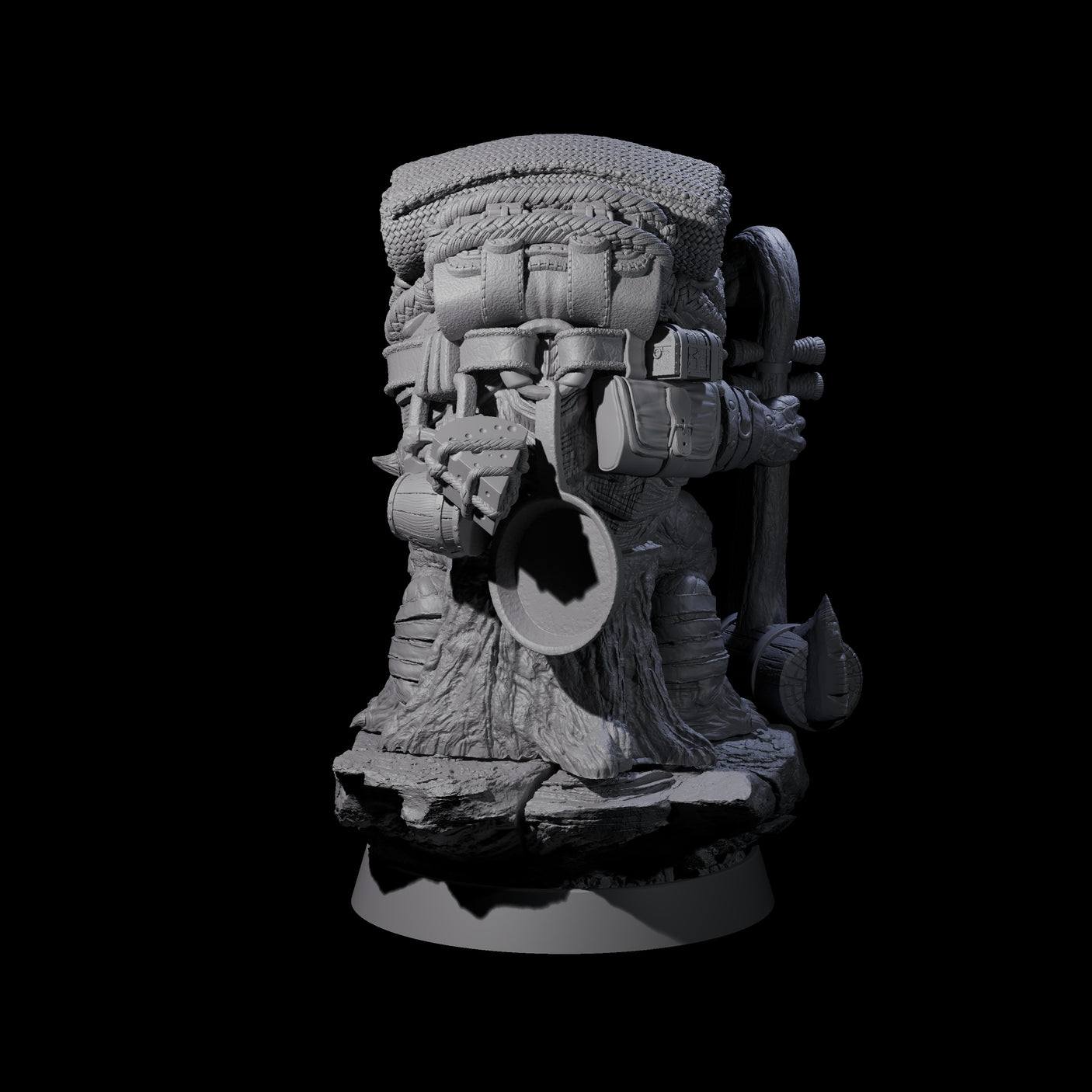Warlike Tortle M Miniature for Dungeons and Dragons, Pathfinder or other TTRPGs