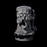 Warlike Tortle M Miniature for Dungeons and Dragons, Pathfinder or other TTRPGs
