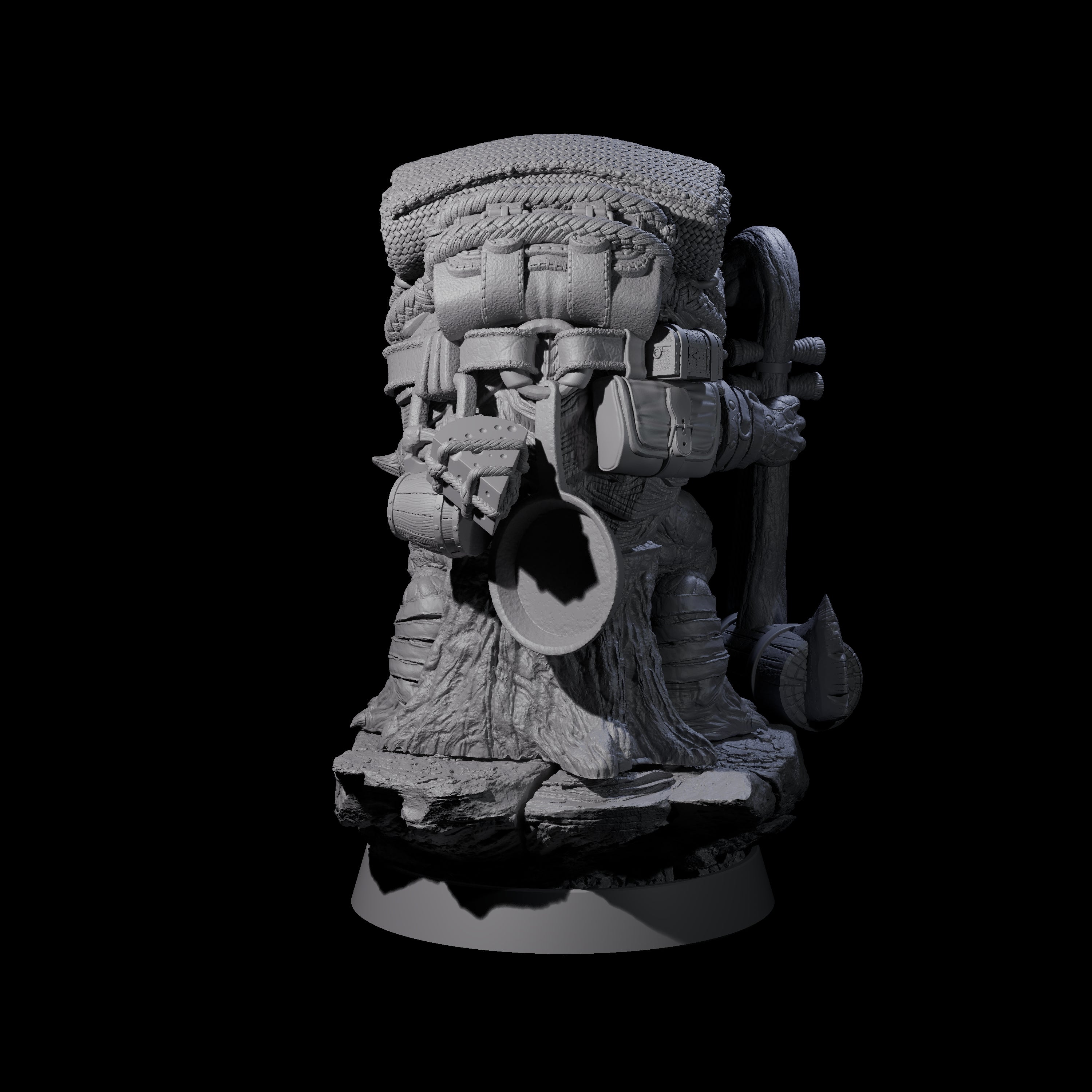 Warlike Tortle M Miniature for Dungeons and Dragons, Pathfinder or other TTRPGs