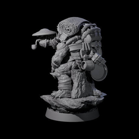 Warlike Tortle M Miniature for Dungeons and Dragons, Pathfinder or other TTRPGs