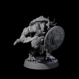 Warlike Tortle N Miniature for Dungeons and Dragons, Pathfinder or other TTRPGs