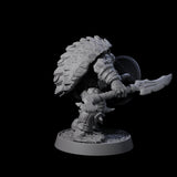 Warlike Tortle N Miniature for Dungeons and Dragons, Pathfinder or other TTRPGs