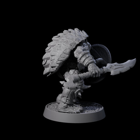 Warlike Tortle N Miniature for Dungeons and Dragons, Pathfinder or other TTRPGs