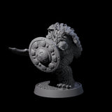 Warlike Tortle N Miniature for Dungeons and Dragons, Pathfinder or other TTRPGs