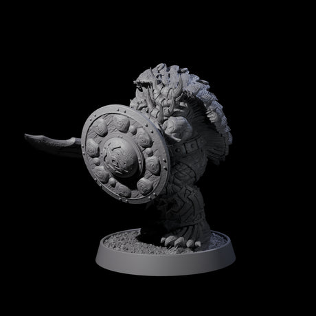 Warlike Tortle N Miniature for Dungeons and Dragons, Pathfinder or other TTRPGs