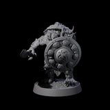 Warlike Tortle N Miniature for Dungeons and Dragons, Pathfinder or other TTRPGs