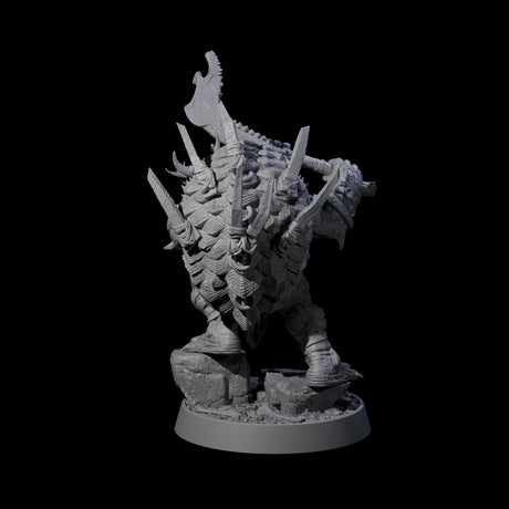 Warlike Tortle O Miniature for Dungeons and Dragons, Pathfinder or other TTRPGs