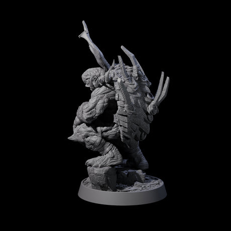 Warlike Tortle O Miniature for Dungeons and Dragons, Pathfinder or other TTRPGs