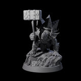 Warlike Tortle Tribe Miniature for Dungeons and Dragons, Pathfinder or other TTRPGs