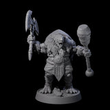 Warlike Tortle Tribe Miniature for Dungeons and Dragons, Pathfinder or other TTRPGs
