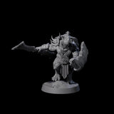 Warlike Tortle Tribe Miniature for Dungeons and Dragons, Pathfinder or other TTRPGs