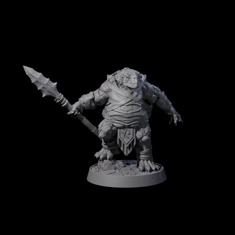 Warlike Tortle Tribe Miniature for Dungeons and Dragons, Pathfinder or other TTRPGs