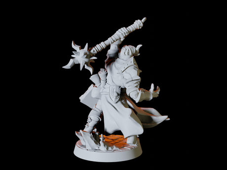 Warlock Warrior Miniature for Dungeons and Dragons, Pathfinder or other TTRPGs