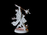 Warlock Warrior Miniature for Dungeons and Dragons, Pathfinder or other TTRPGs