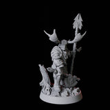 Warrior Druid Miniature for Dungeons and Dragons, Pathfinder or other TTRPGs