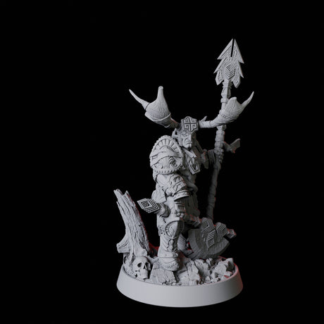 Warrior Druid Miniature for Dungeons and Dragons, Pathfinder or other TTRPGs