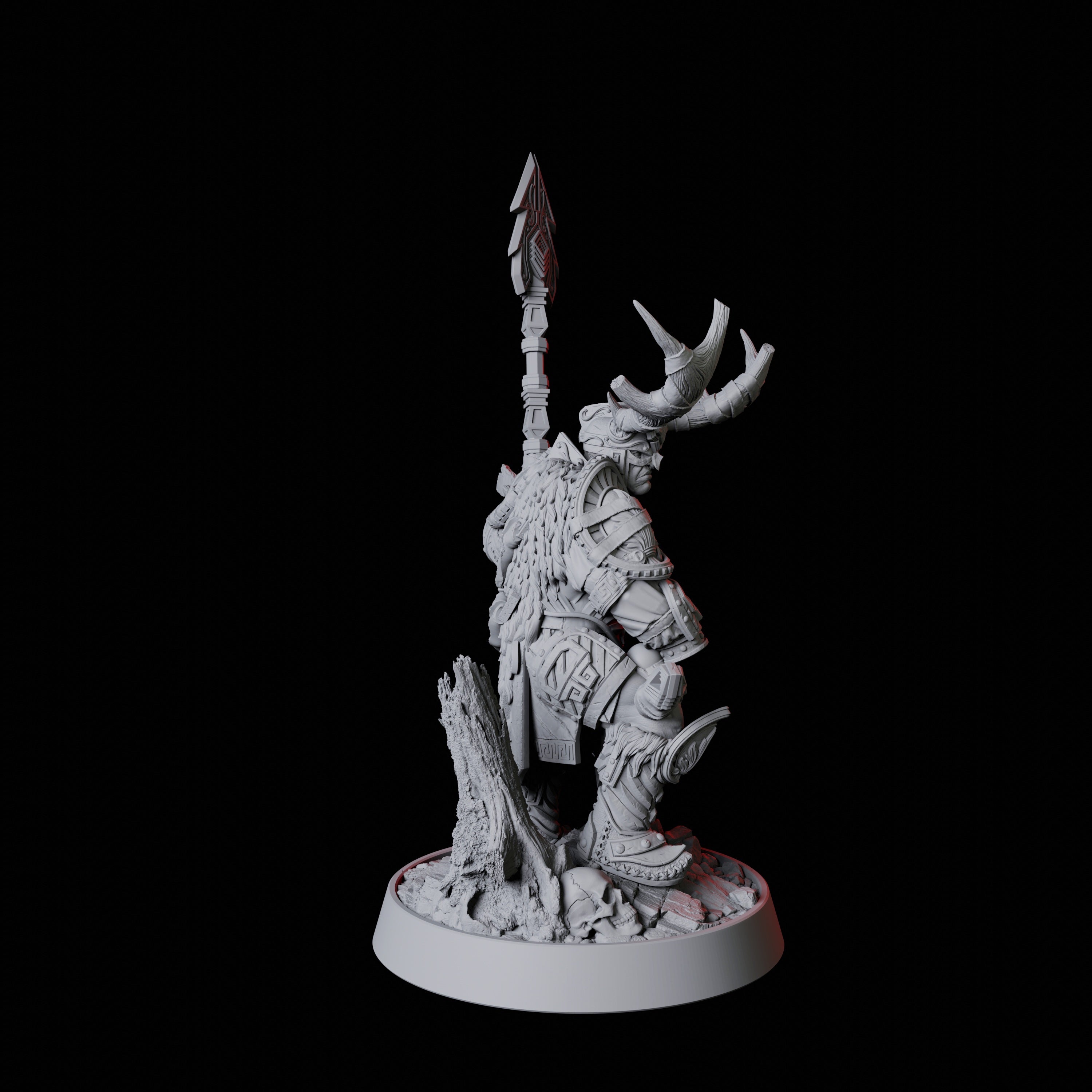 Warrior Druid Miniature for Dungeons and Dragons