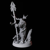 Warrior Druid Miniature for Dungeons and Dragons, Pathfinder or other TTRPGs