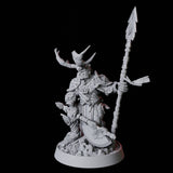 Warrior Druid Miniature for Dungeons and Dragons, Pathfinder or other TTRPGs