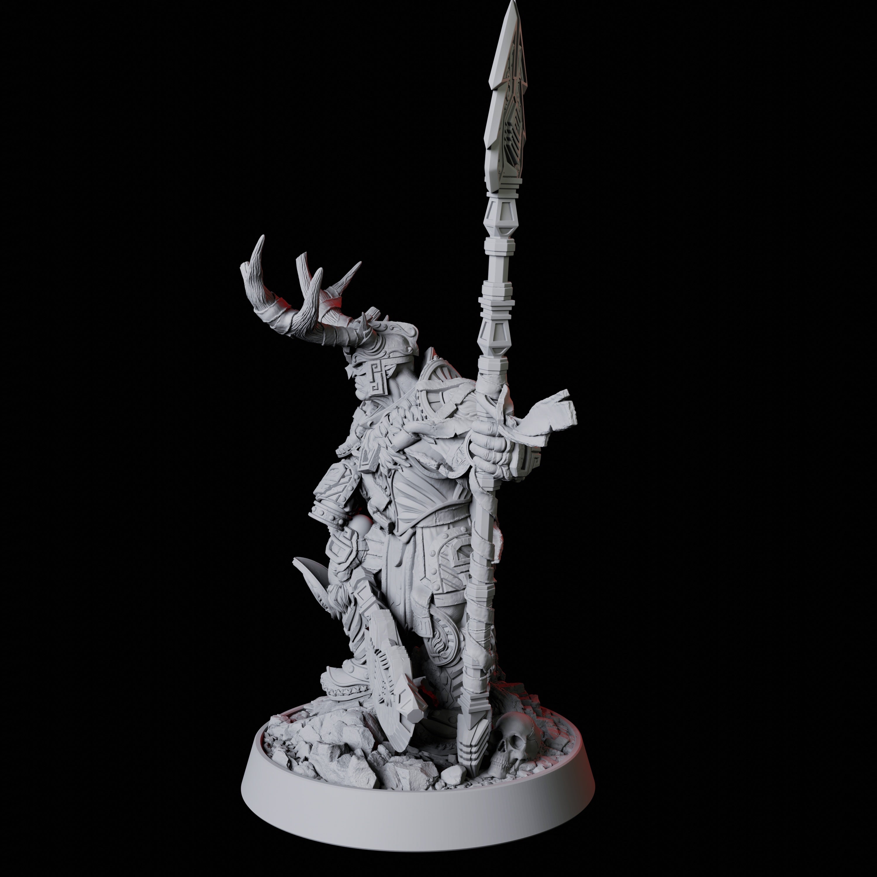 Warrior Druid Miniature for Dungeons and Dragons