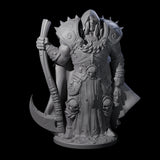 Warrior Lich Necromancer Miniature for Dungeons and Dragons, Pathfinder or other TTRPGs