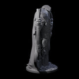 Warrior Lich Necromancer Miniature for Dungeons and Dragons, Pathfinder or other TTRPGs