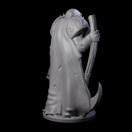 Warrior Lich Necromancer Miniature for Dungeons and Dragons, Pathfinder or other TTRPGs