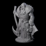 Warrior Lich Necromancer Miniature for Dungeons and Dragons, Pathfinder or other TTRPGs