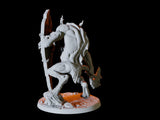 Warrior Troll Miniature for Dungeons and Dragons, Pathfinder or other TTRPGs