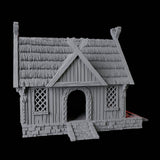 Warrior's House - Saxonia Miniature for Dungeons and Dragons, Pathfinder or other TTRPGs