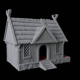 Warrior's House - Saxonia Miniature for Dungeons and Dragons, Pathfinder or other TTRPGs