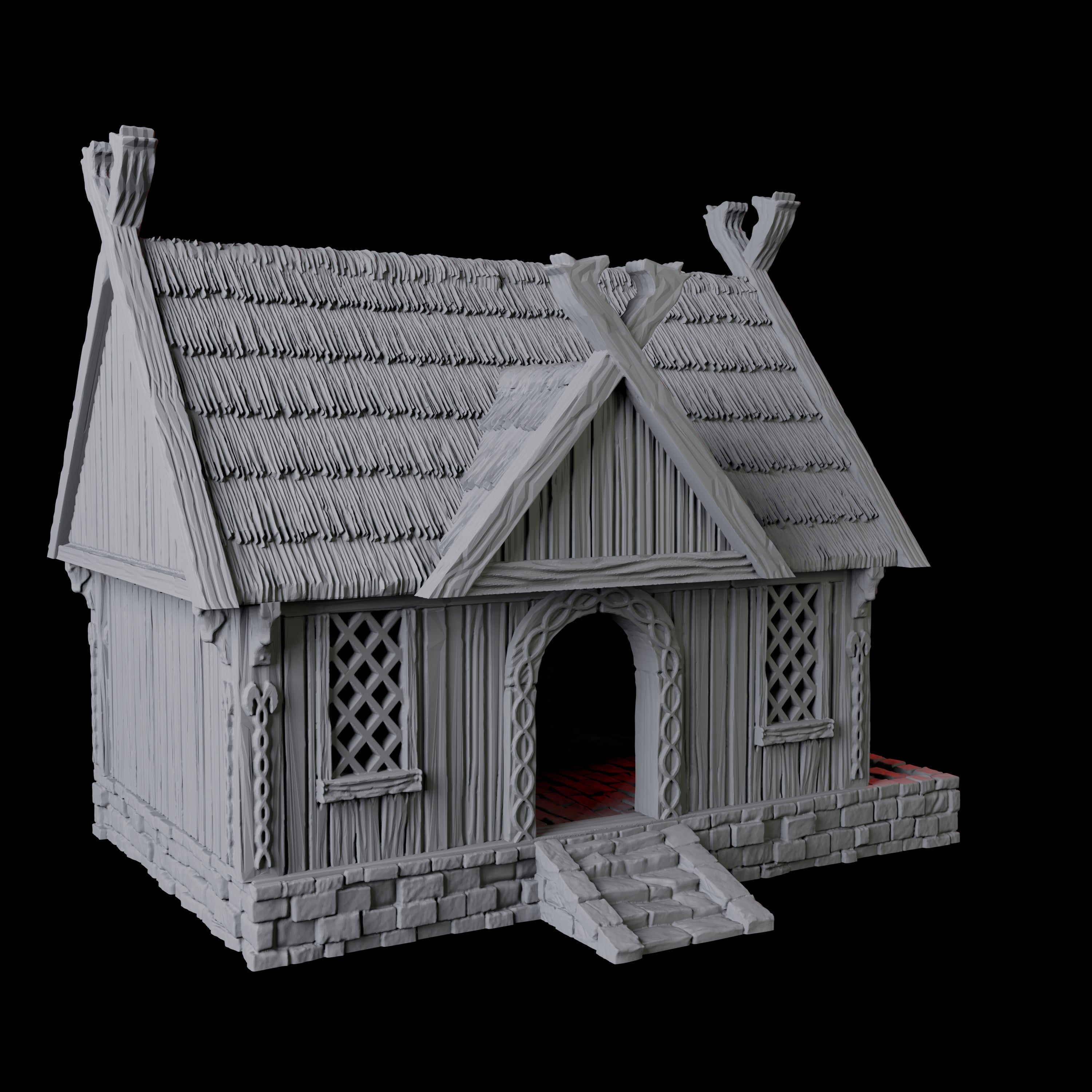 Warrior's House - Saxonia Miniature for Dungeons and Dragons