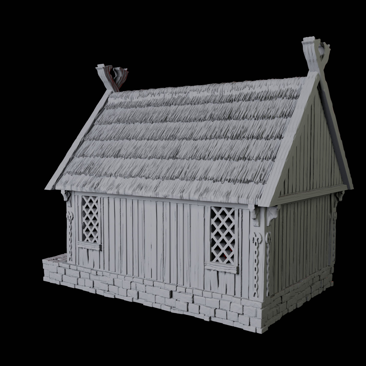 Warrior's House - Saxonia Miniature for Dungeons and Dragons, Pathfinder or other TTRPGs