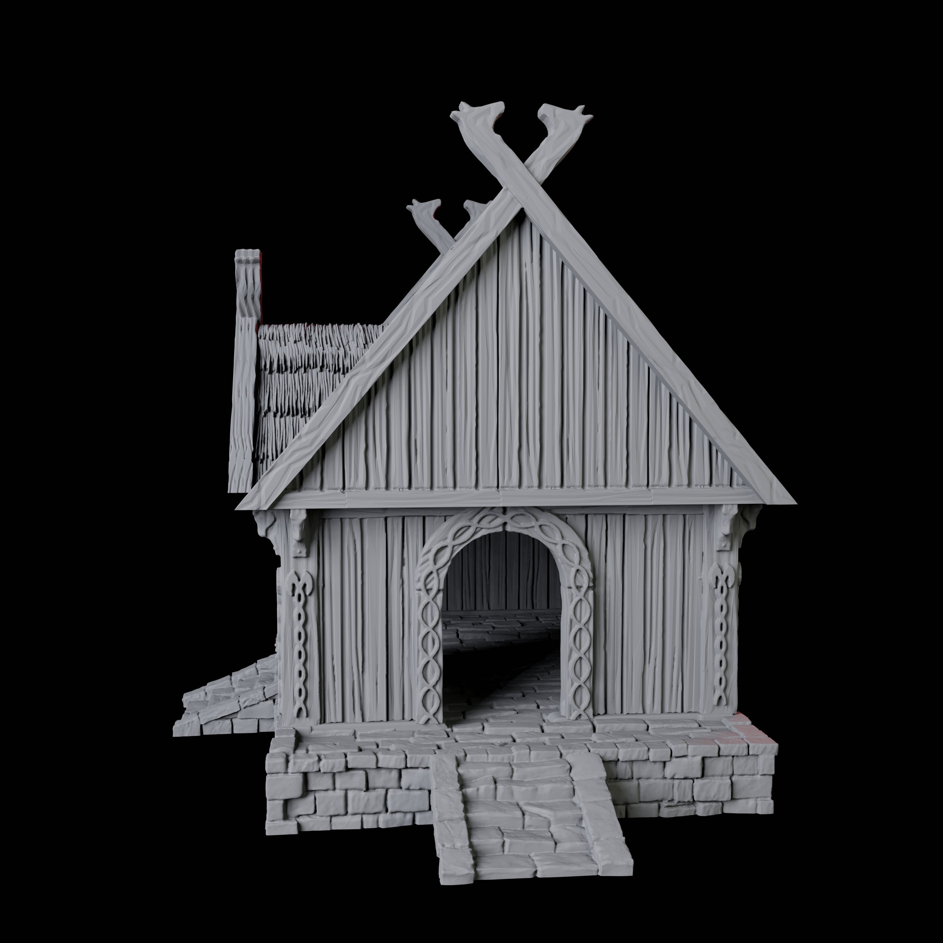 Warrior's House - Saxonia Miniature for Dungeons and Dragons